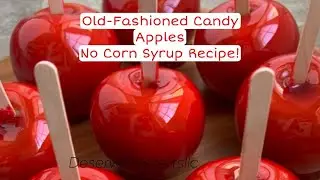How To Make Old-Fashioned Candy Apples! No Corn Syrup Recipe! 🍏🍎🍭🍬 #candy #viral #trending #how #diy