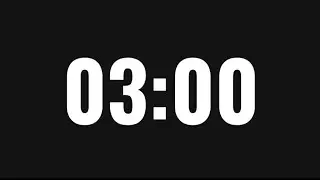 3 Minutes Timer With Alarm 
