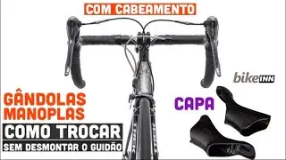 COMO TROCAR AS MANOPLAS / GÂNDOLAS do STI com Cabeamento - SHIMANO ULTEGRA | CICLISMO DE ESTRADA