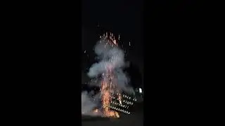 Fireworks Gone Wrong!     3 Inch Salute catches car on Fire!