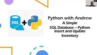 Python -  Connecting to SQL - Insert and Update