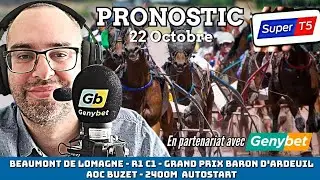 🔴 Pronostic Quint&eacute; / Super Top5 Mercredi 22 Octobre 2025. Beaumont de Lomagne 🔴 Grand Prix Baron...
