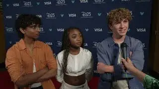 D23 2024 - Percy Jackson and the Olympians - Walker Scobell, Leah Sava, Jeffries Aryan Simhadri