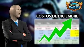 Ingresos de Minion Masters 2025 | Actualizaci&oacute;n | Cifras de Diciembre | Costos / Ingresos