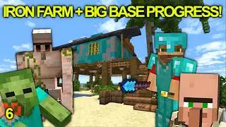 Farm Built, House Next! Huge Progress in Hardcore Minecraft!
