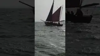Zeesenboote Bill und Butt bei starkem Wind Teil 2
