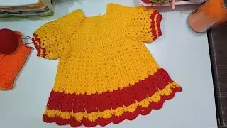 Sunita Wool World is live Crochet frock/crochet sweater design/crochet dress pattern Live tutorial 