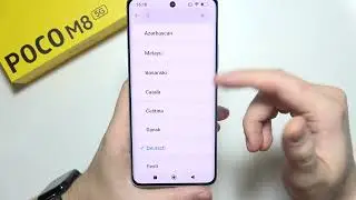 Poco M8: How to Change System Language