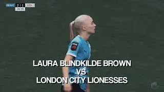 Laura Blindkilde Brown Scenepack | Please give credits if used! | Man City vs London City Lionesses