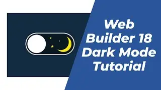How to use dark mode in WYSIWYG Web Builder 18