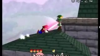 mario vs link (super smash bros 64) (loquendo)