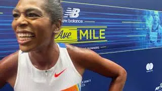 Raevyn Rogers PBs in 5th Ave Mile on Her Birthday, Happy to Keep Going Under Joanna Hayes
