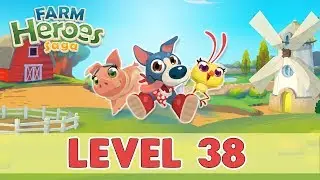 Farm Heroes Saga Level 38 | (No Boosters) NEW!