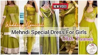 Trendy * MEHNDI OUTFIT * ideas for bride💚/mehndi function dresses/mehndi dress design/mehndi outfits