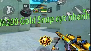 CF MOBILE : Khẩu Sniper Free M200 Bumblebee snap cực nhanh khi bắn 4 ngón !!