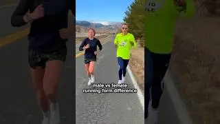 male vs female running form difference
