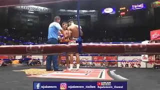 Rajadamnern On Page Sep 25, 2019 with PhetWitThaYa Battle !! (Red)YokMueangThai V.S. (Blue)YodSuRiYa