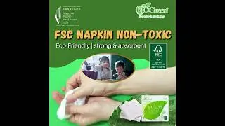 Discover our FSC BIOGreen White Napkin (50pcs/PKT)