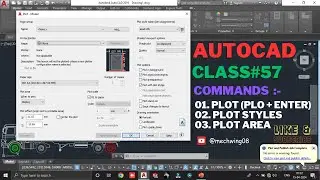 Plot and Plot Styles in AutoCAD | Plot | Plot Styles | Plotting | AutoCAD Class 57 |AutoCAD Tutorial