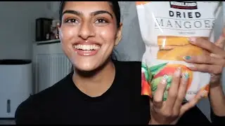 ASMR | Exciting ANNOUNCEMENT & Eating Dried Mango 🥭