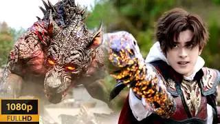 【2026爆燃動作片】無名小夥被魔獸攻擊後竟覺醒神力，反手將魔獸輕鬆制服！🔥 #镇魂街之热血再燃  #drama #功夫 #战斗