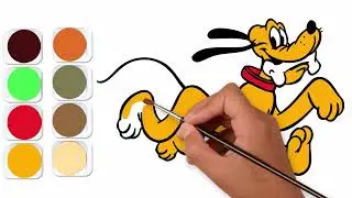 Pluto Painting for Kids | Easy Art Lesson for Ages 6-8