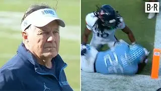 North Carolina Stopped Short on Game-Winning 2PT Conversion vs. Virignia