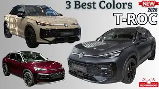 Лучшие цвета Volkswagen T-Roc 2026 года — какой вам нравится больше всего?