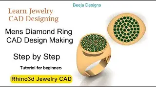 Mens Ring CAD Design Making Tutorial | Jewelry CAD Tutorial