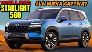 &iexcl;Wuling Starlight 560 se revela! &iquest;As&iacute; ser&aacute; la pr&oacute;xima Captiva?