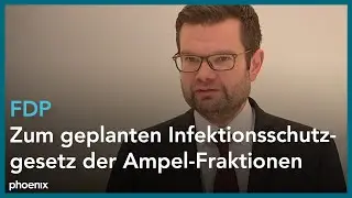 FDP: Pressekonferenz mit Marco Buschmann (Erster Parlamentarischer Gesch&auml;ftsf&uuml;hrer) am 8.11.21