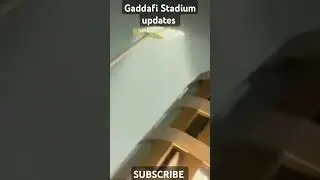 Gaddafi stadium update all renovation news by pak media #shorts
