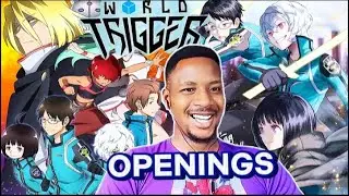 FIRST TIME REACTING TO ALL WORLD TRIGGER Anime Openings