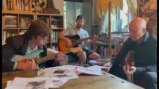 New 1/12/26 Bob Evans Tim hain in England in 2023 at Ginger gilmour longtime wife of David Gilmour 