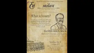 David Shulman on 'What is beauty?' | Milan