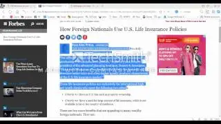 How Foreign Nationals Use U.S. Life Insurance Policies