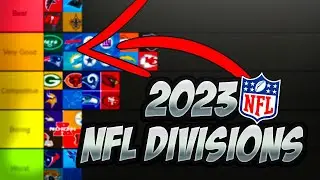 RANKING EVERY NFL DIVISION FOR 2023! (Do You Agree?)