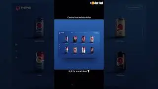 Creative Pepsi website design ideas with html css JavaScript