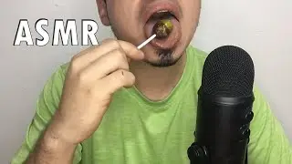 ASMR Lollipop Mouth Sounds (Sin Hablar) | Lamiendo Bom Bom Bun | JDiego Come