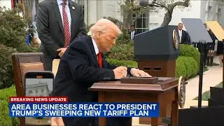 Chicago-area businesses react to President Trump's sweeping new tariffs