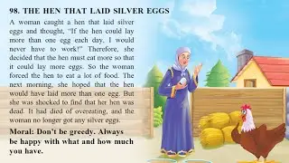 Learn english through story &para;🔥&para; The hen that laid silver eggs EnglishStory EnglishReadingPracticeEEV