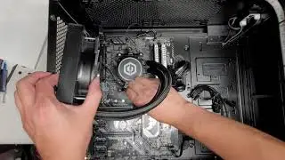 Разборка CyberPowerPC C Series, замена оперативной памяти, материнской платы, центрального процес...
