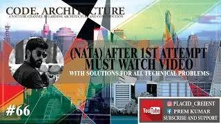 Решения NATA для всех проблем во время экзаменов (технические вопросы) видео 66 от CODE. ARCHITECTURE