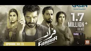 Faraar Episode 21  Subtitles   April 2025   Hamza Ali Abbasi   Ahmed Ali Akbar   Sohai Ali Abro72