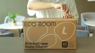 ECO BOOM Bamboo Baby Diaper PURE