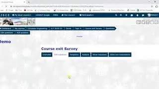How to Take the Feedback of Students in LMS | Course Exit Feedback | LMS | KJSCE | Moodle | Survey