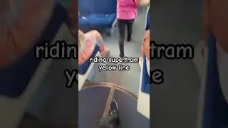 riding supertram yellow line