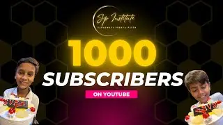 Celebrating 1000 Subscribers Of The SVP Institute By Cake Cutting | Thank You All ❤️