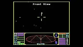 Elite for the Commodore 64 - Gameplay