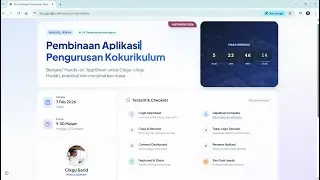 Rakaman Awal Bengkel Pembinaan Aplikasi Pengurusan Kokurikulum 2026